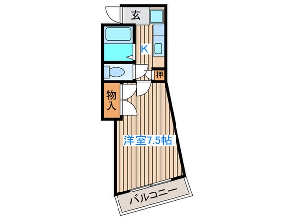 アーバンハイツ向山の物件間取画像